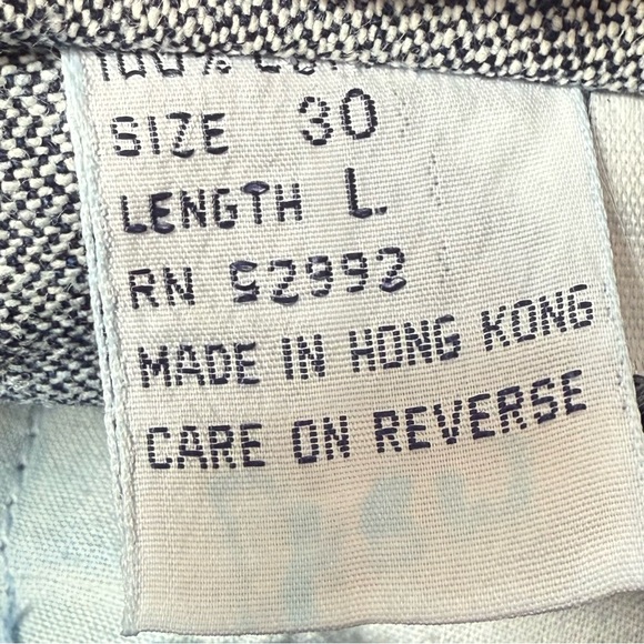 👖🛼‎ JORDACHE Vintage 70s Launch-Era Jeans | Hong Kong Scallop Pocket | Sz 30L - Picture 6 of 6